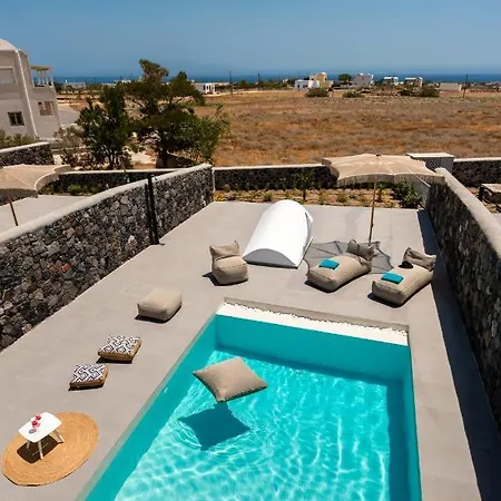 Villa Modern Dome Homes Of Santorini Perissa (Santorini)